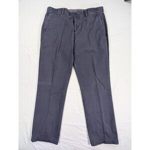 English Laundry Pants Mens 34x30 Dark Blue Chino Lightweight Pockets Casual Men